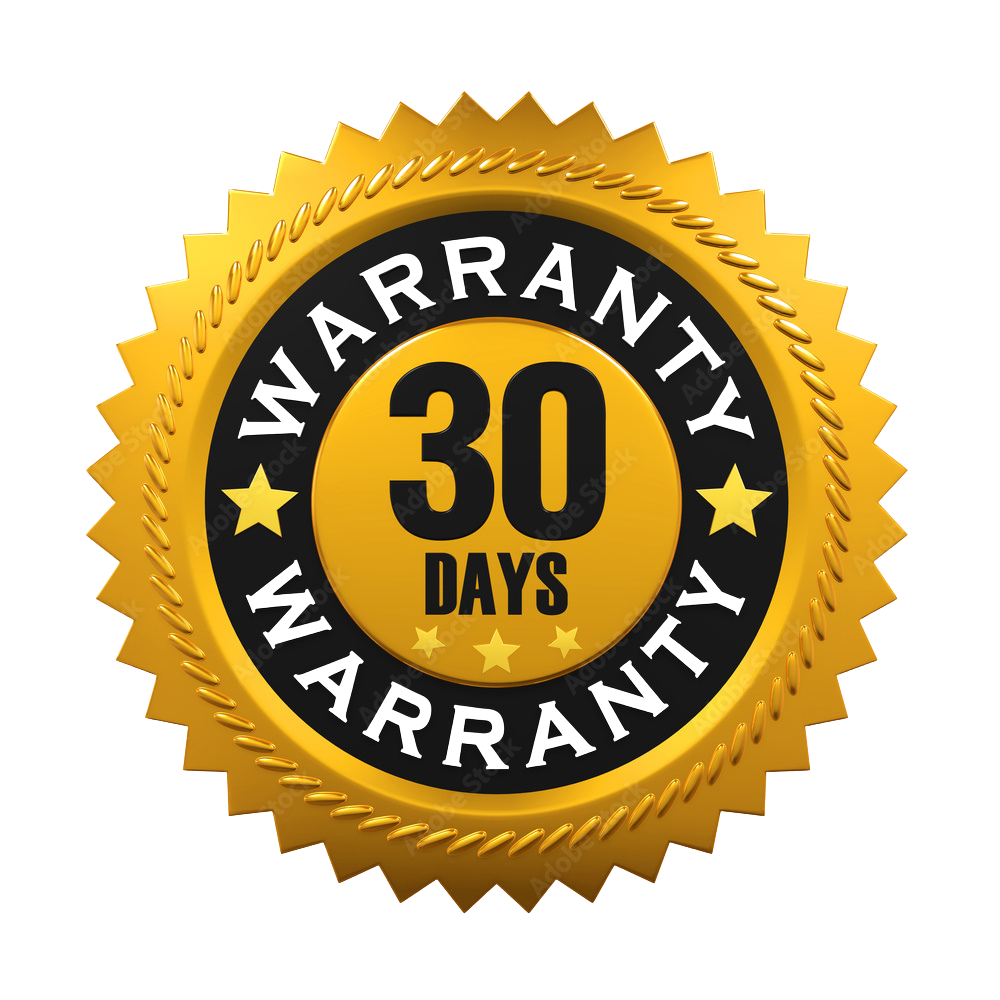 30-Day Warranty